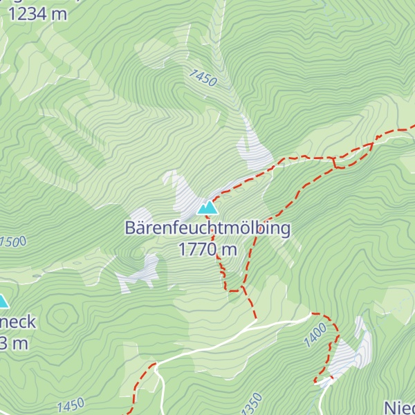 Map of Bärenfeuchtmölbing