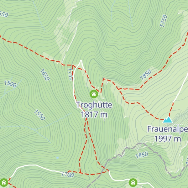Map of Troghütte