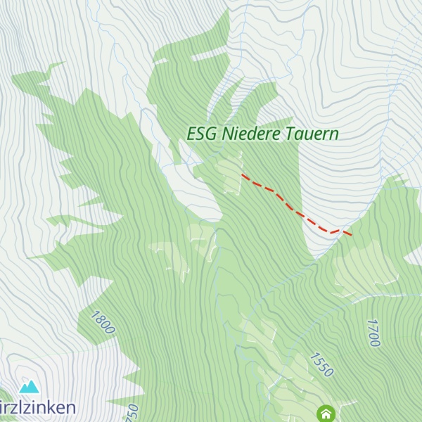 Map of Hanglerhütte