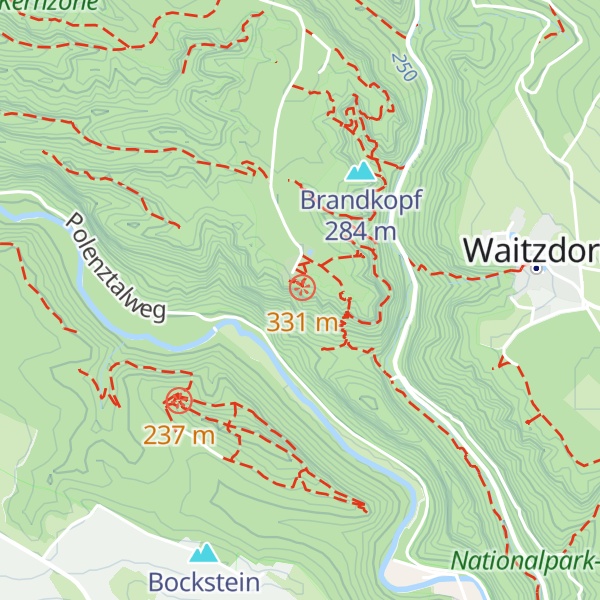 Map of Brandscheibe