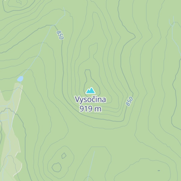 Map of Vysočina
