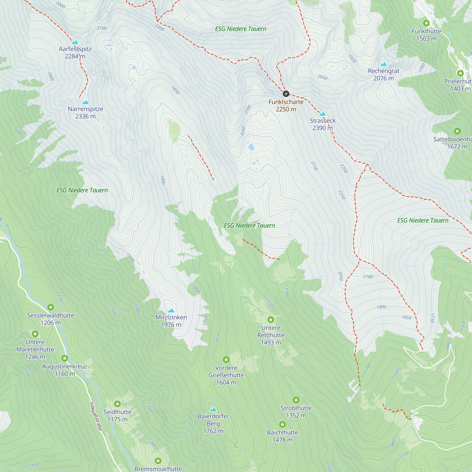 Rocklhütte map