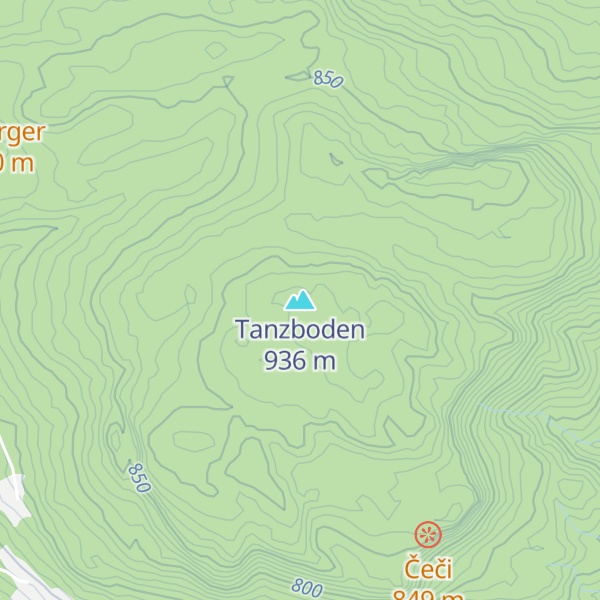 Map of Tanzboden