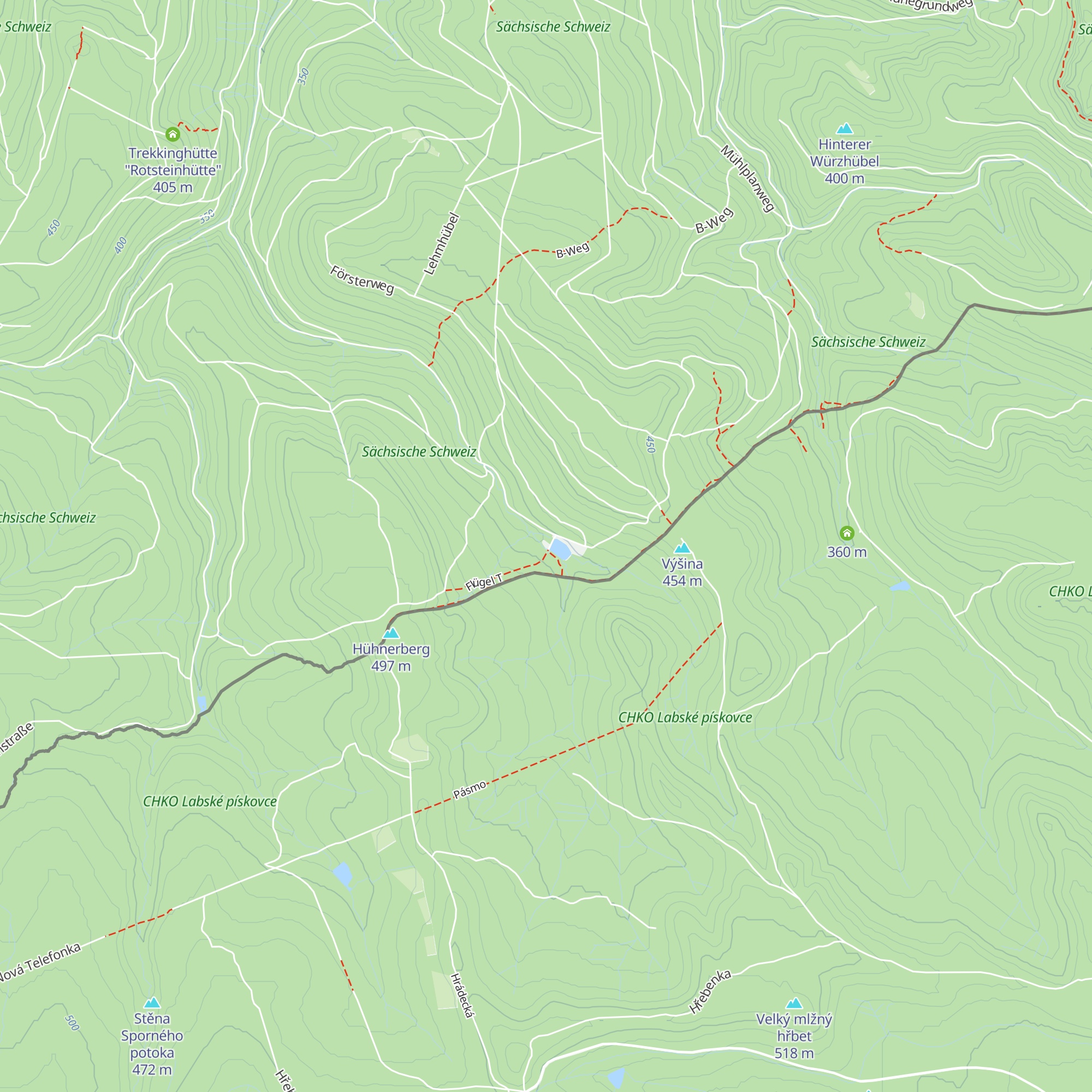 Taubenteich-Biwak map