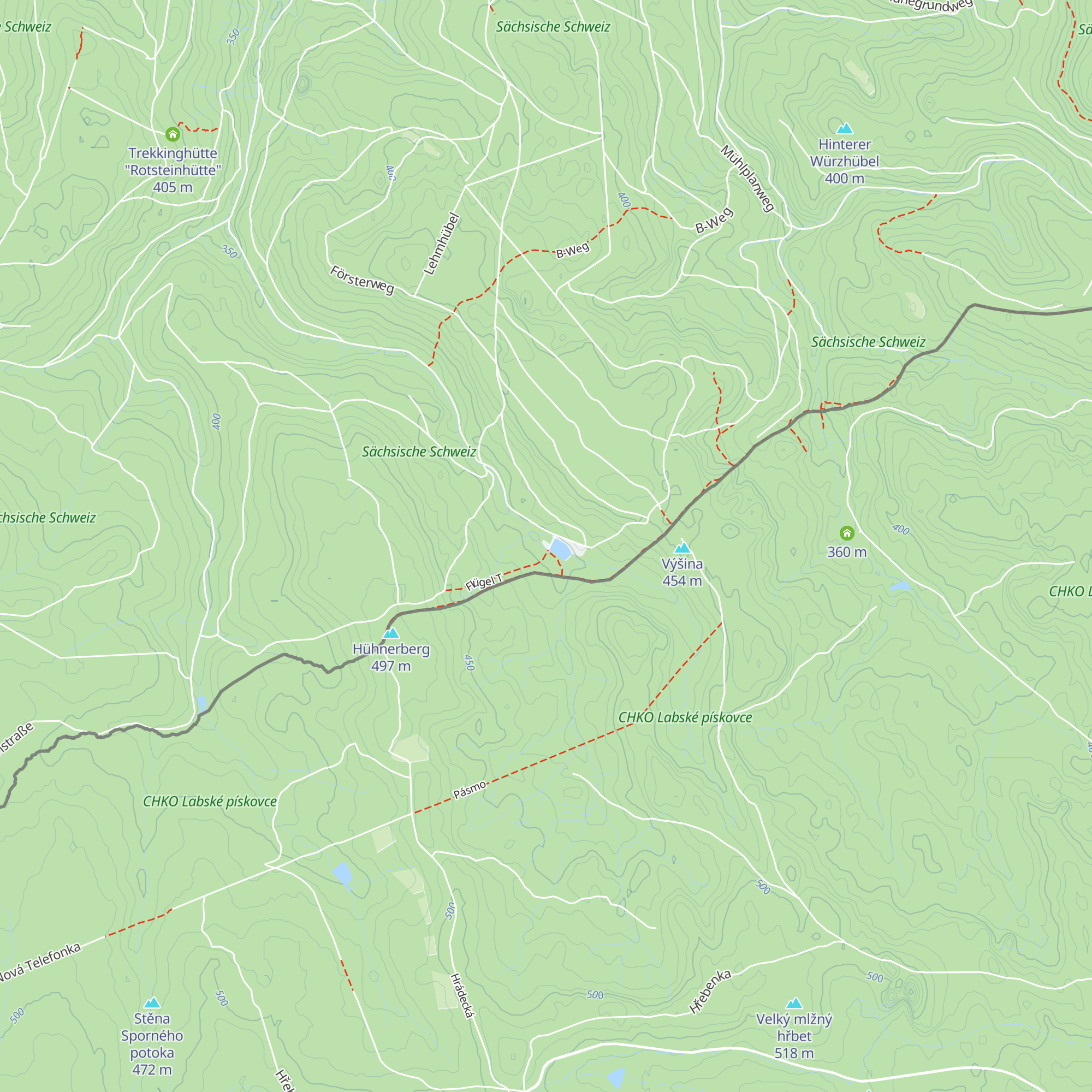 Taubenteich-Biwak map