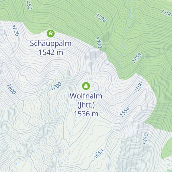 Map of Wolfnalm (Jhtt.)