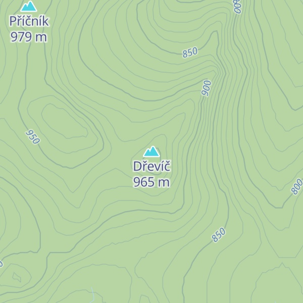 Map of Dřevíč