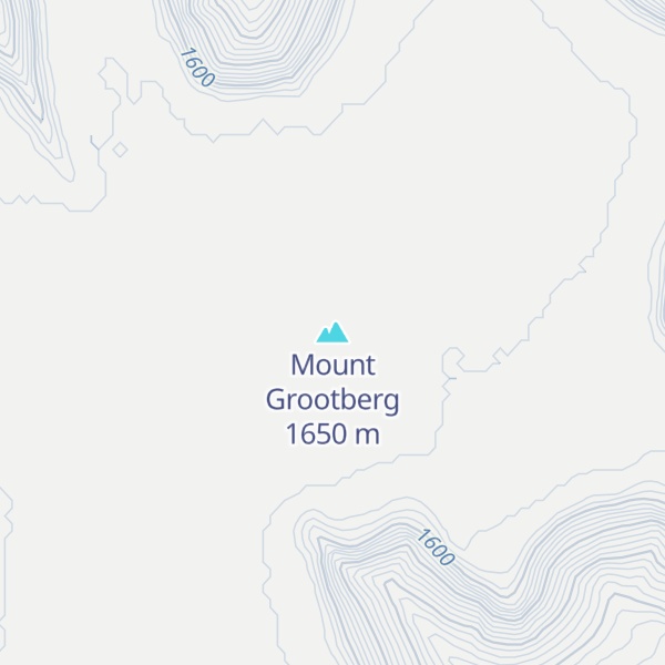 Map of Mount Grootberg