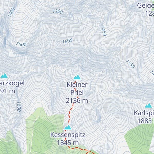 Map of Kleiner Priel