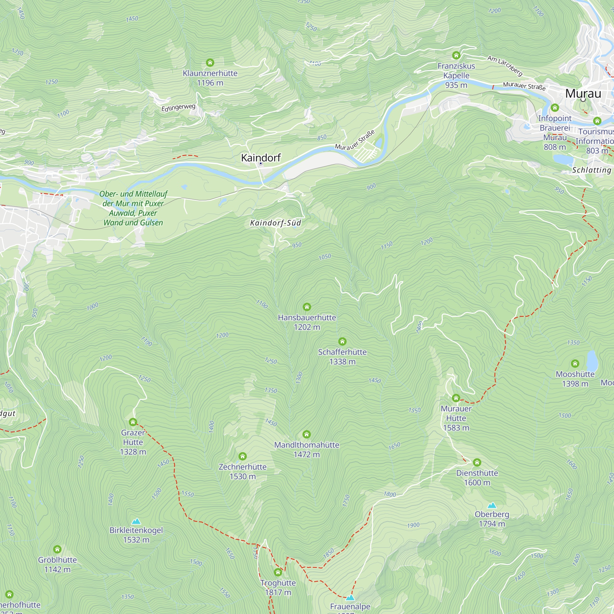 Hansbauerhütte map