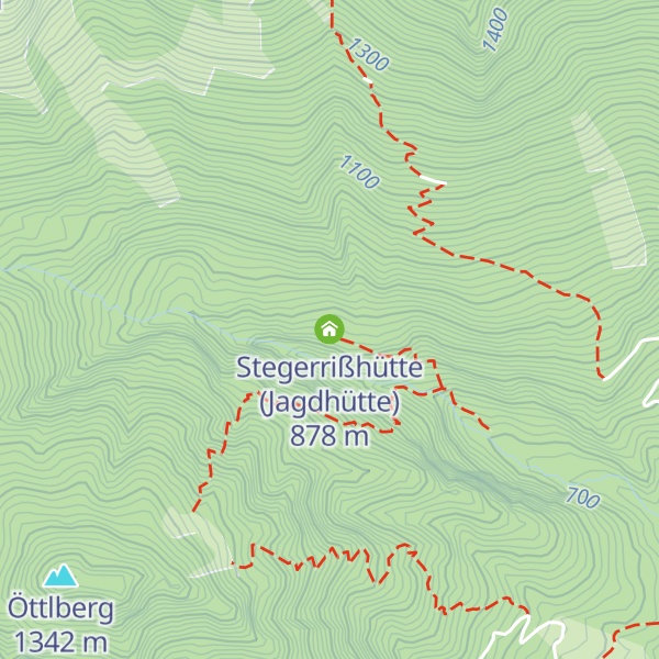Map of Stegerrißhütte (Jagdhütte)