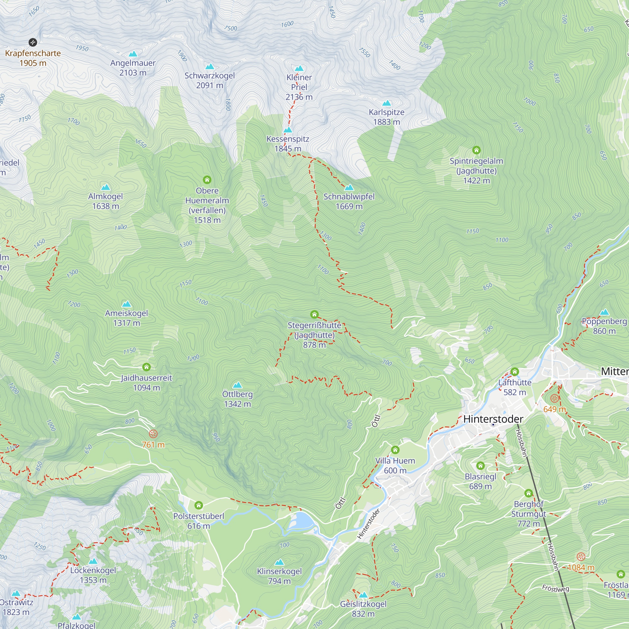 Stegerrißhütte (Jagdhütte) map