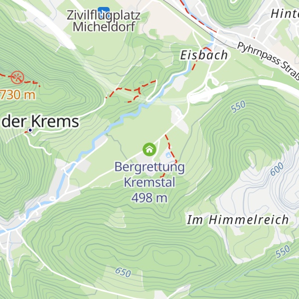 Map of Bergrettung Kremstal