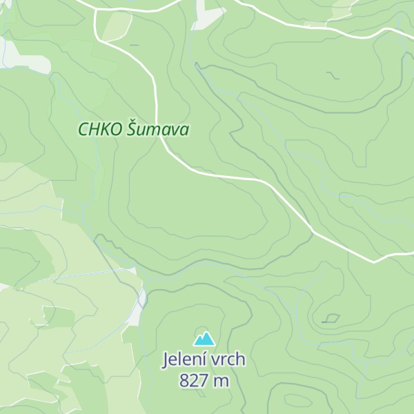 Map of Suchý les