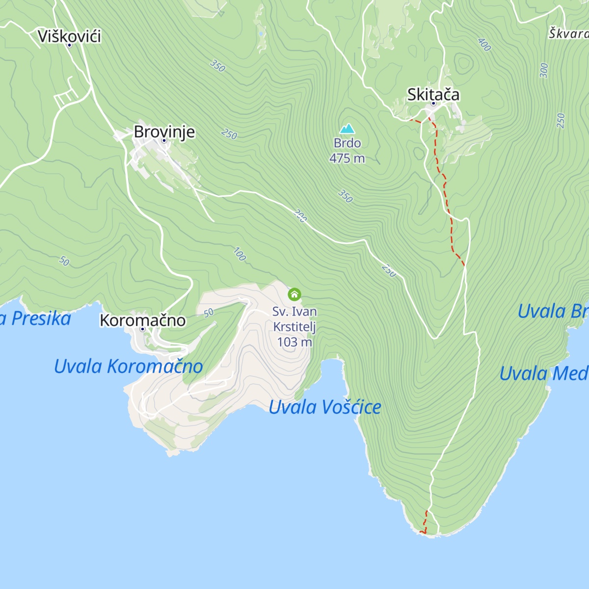 Sv. Ivan Krstitelj map