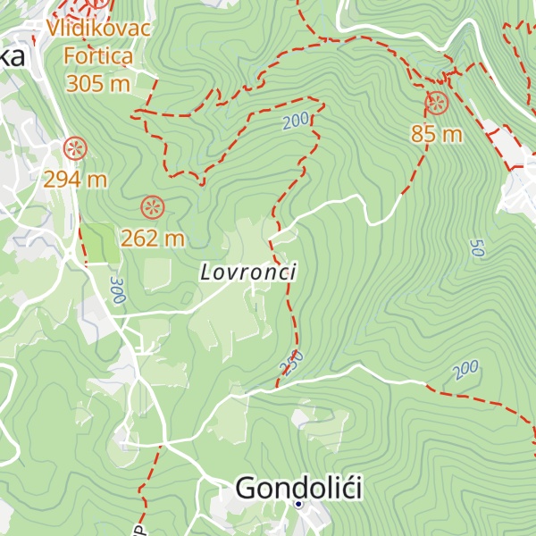 Map of Villa Lovronci