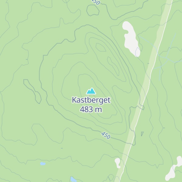 Map of Kastberget