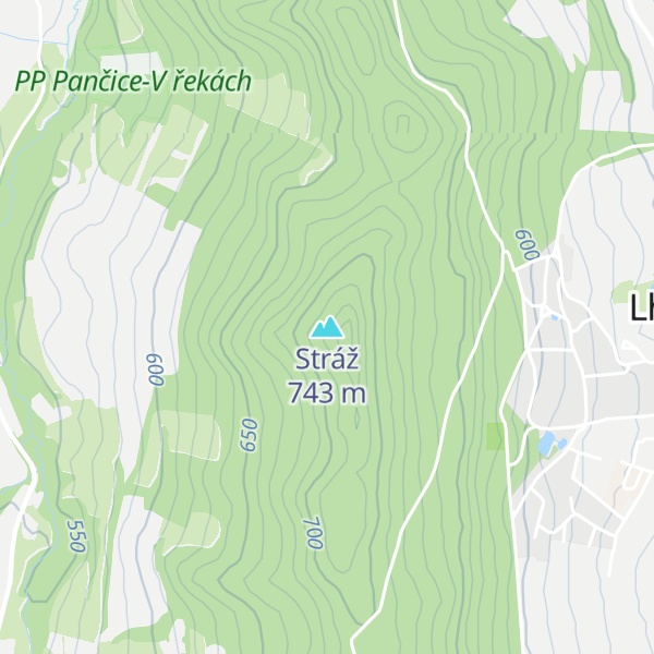 Map of Stráž