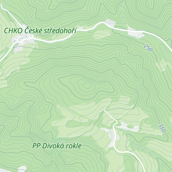 Map of Vysoký kámen [Povrly-Mašovice]