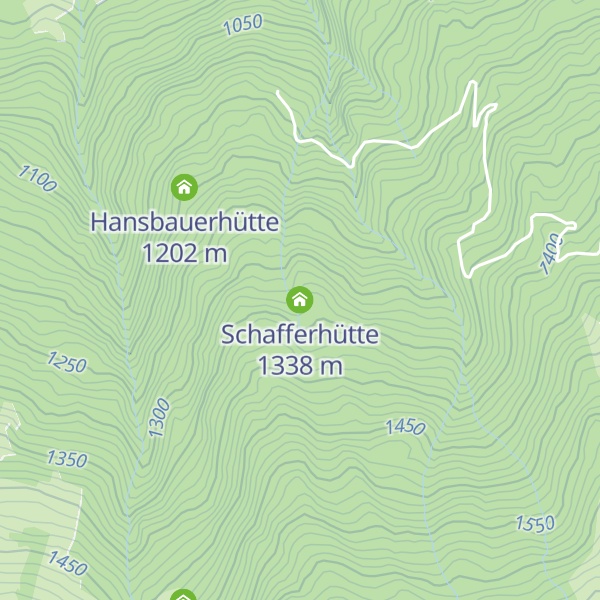 Map of Schafferhütte