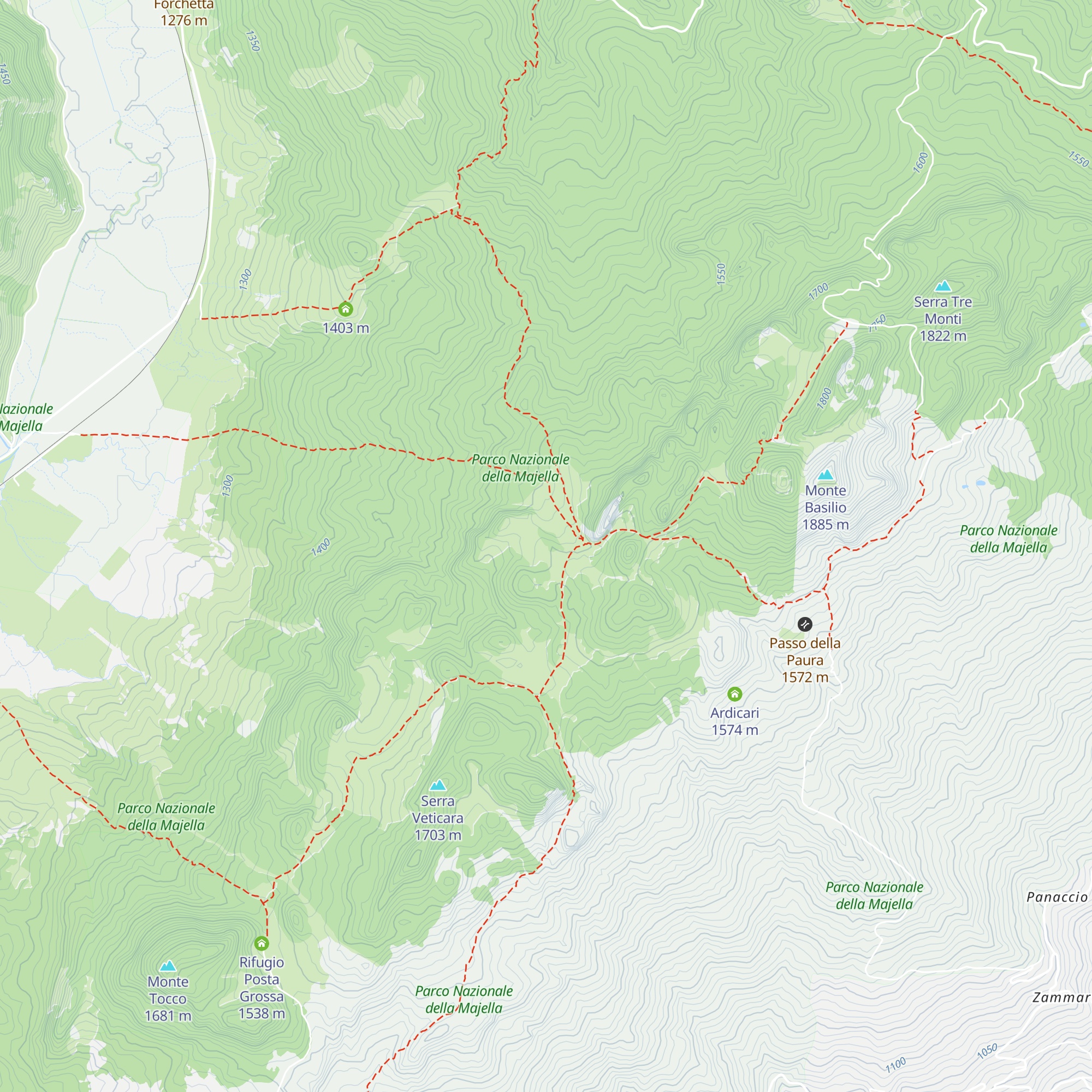 Rifugio Il Riposo map
