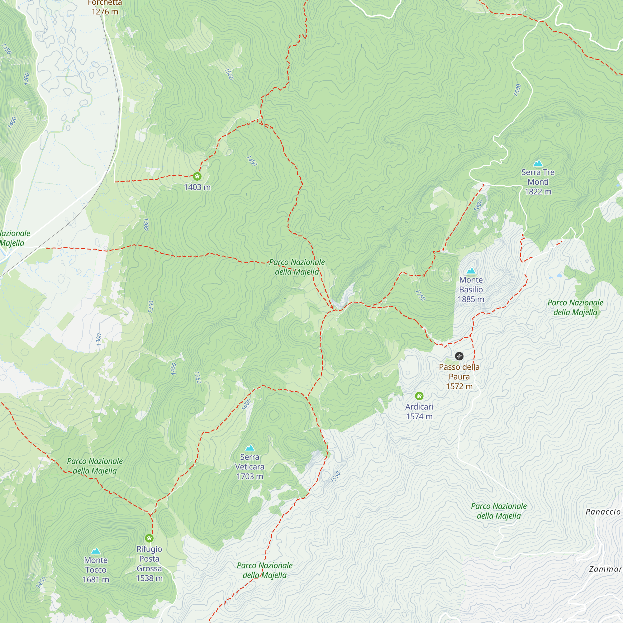 Rifugio Il Riposo map