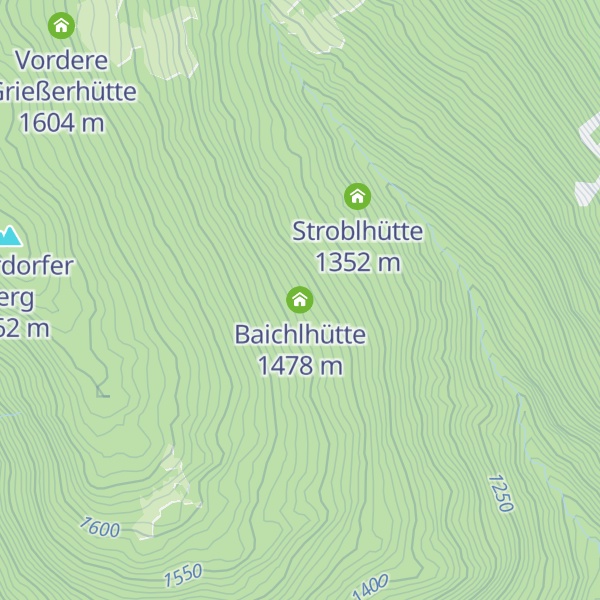 Map of Baichlhütte