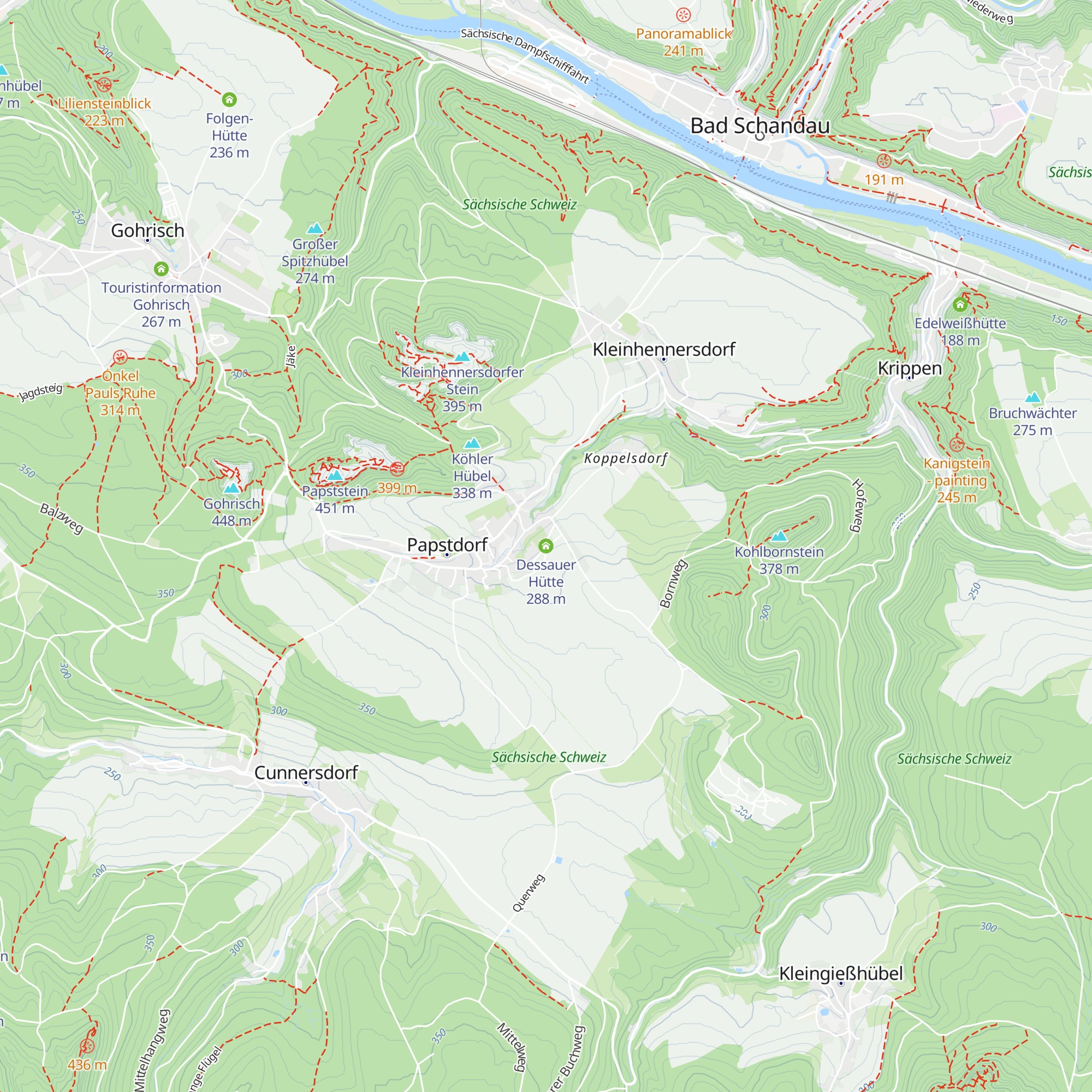 Dessauer Hütte map