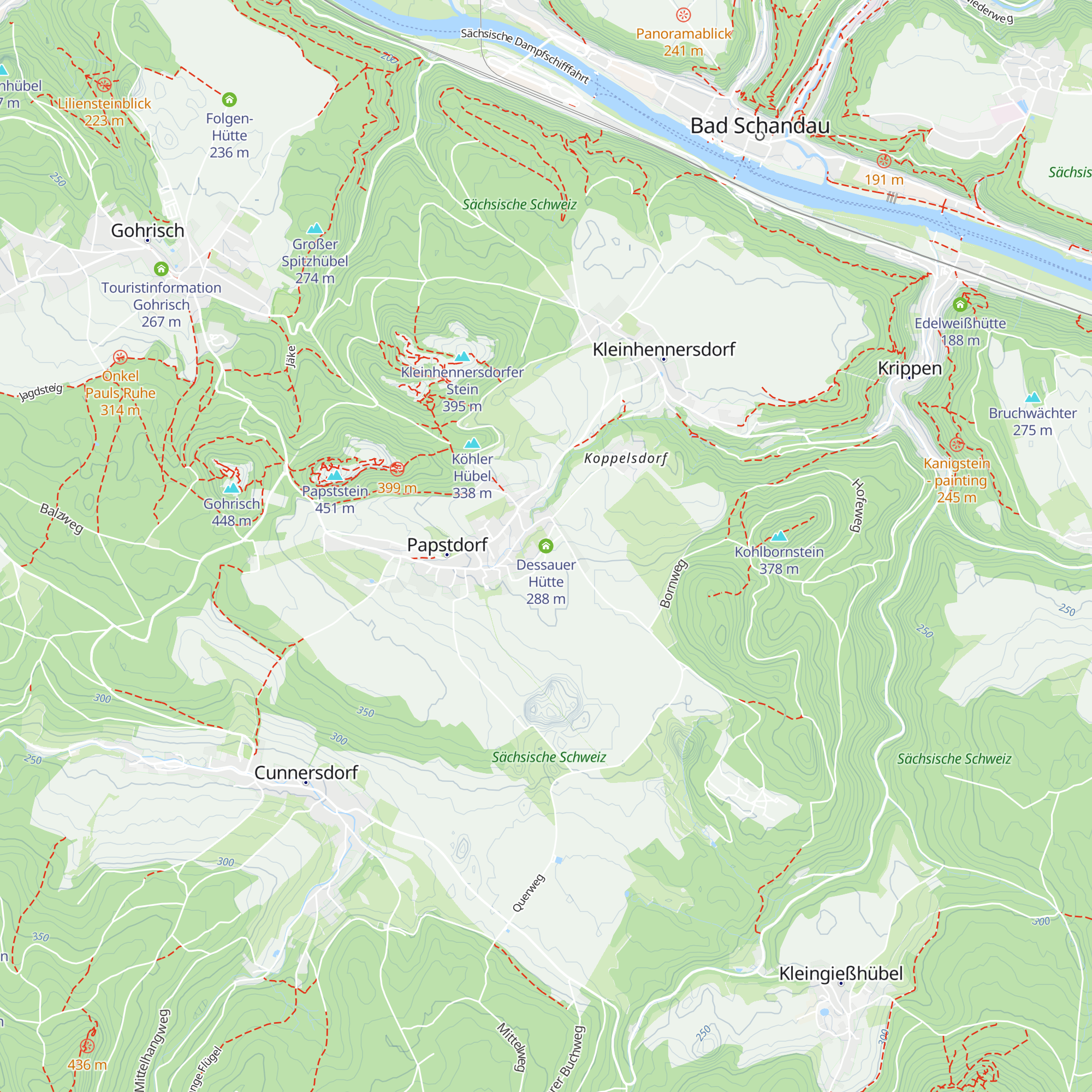 Dessauer Hütte map