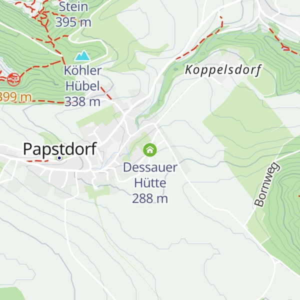 Map of Dessauer Hütte