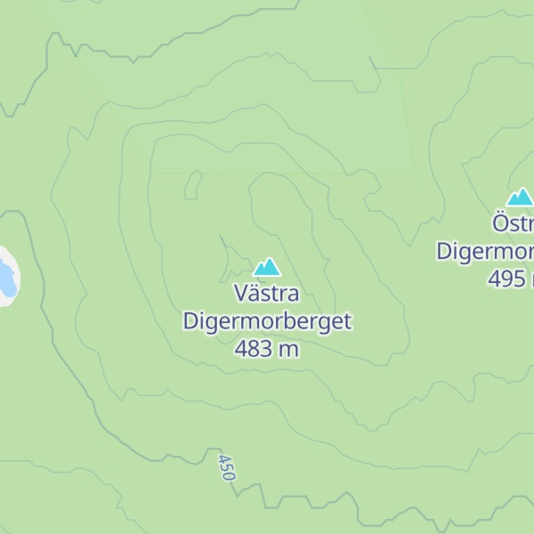 Map of Västra Digermorberget