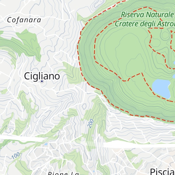 Map of Astroni