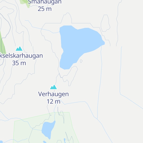 Map of Hallingshaugen