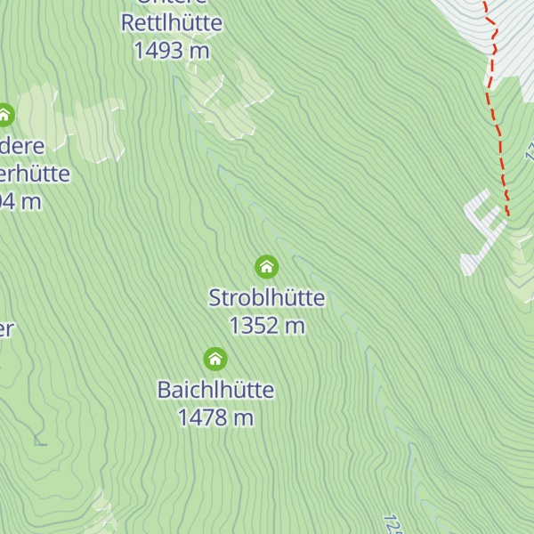 Map of Stroblhütte