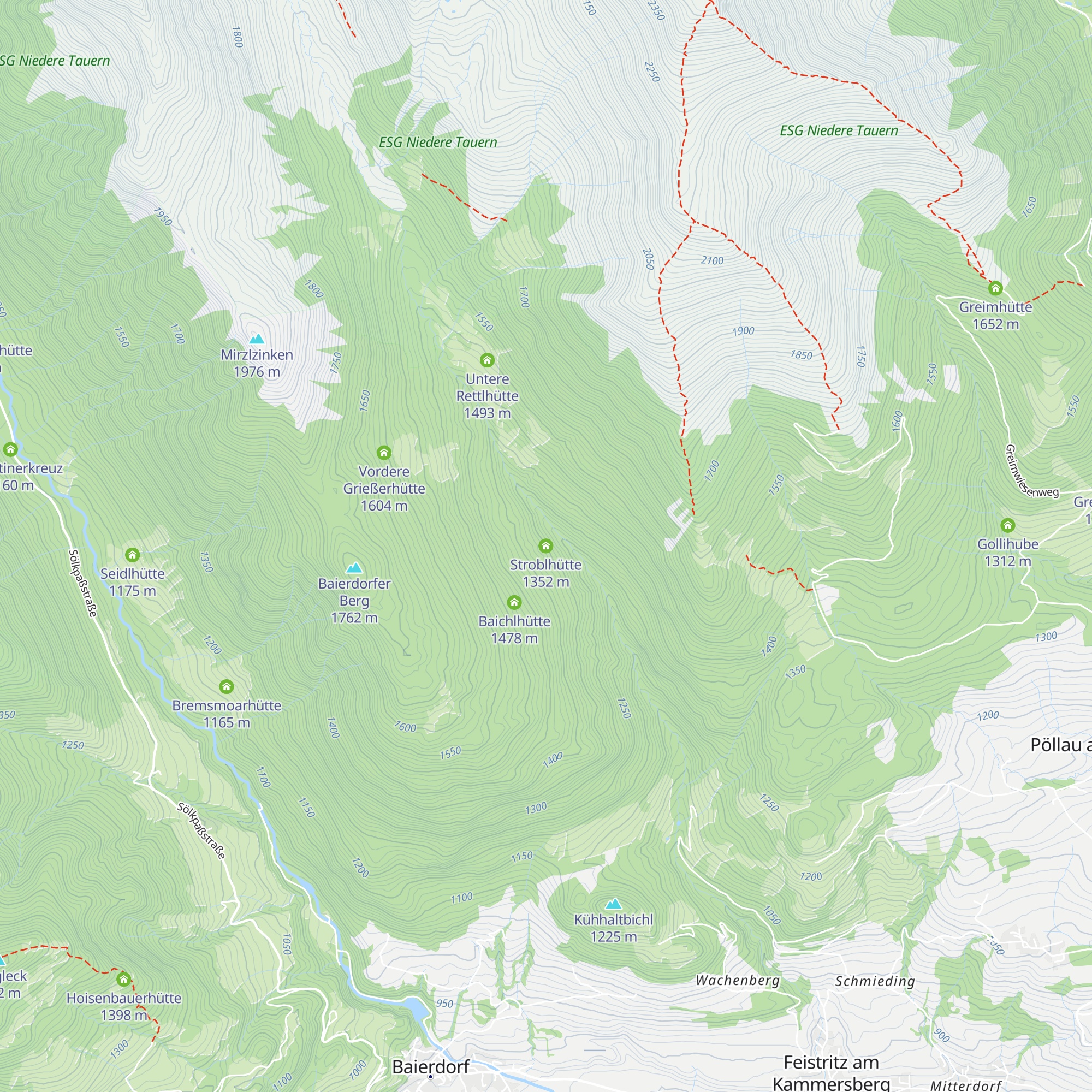 Stroblhütte map