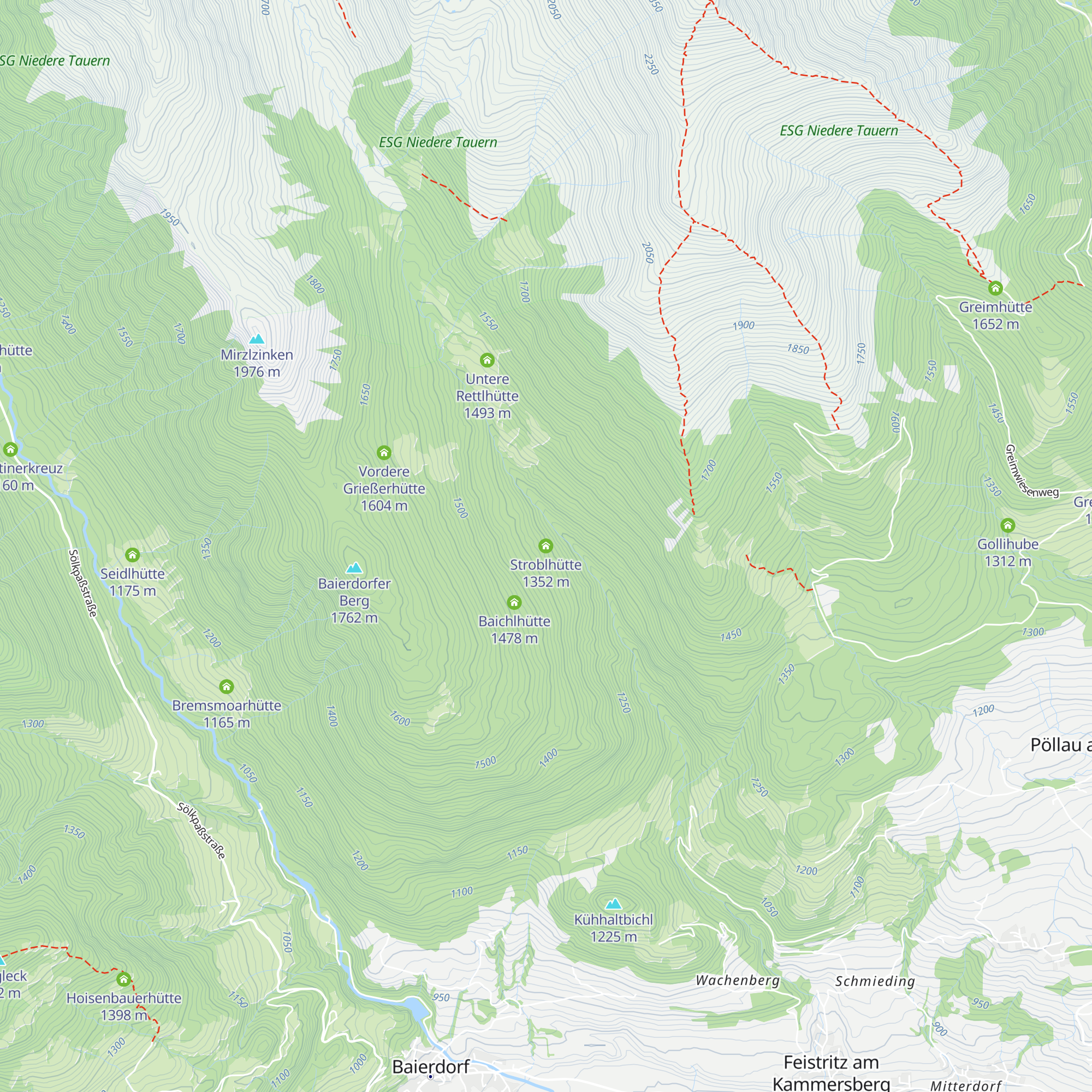 Stroblhütte map