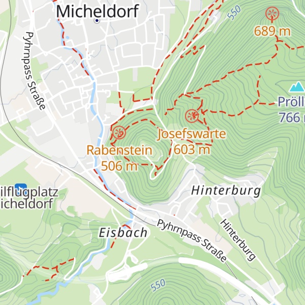 Map of Gasthaus Georgenberg