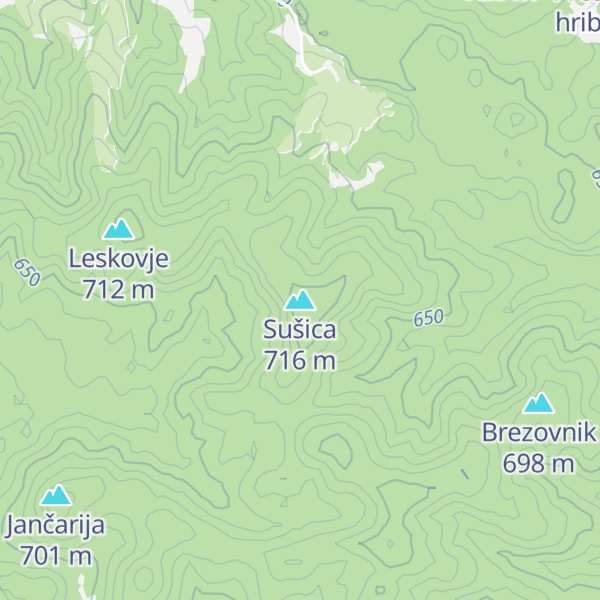 Map of Sušica