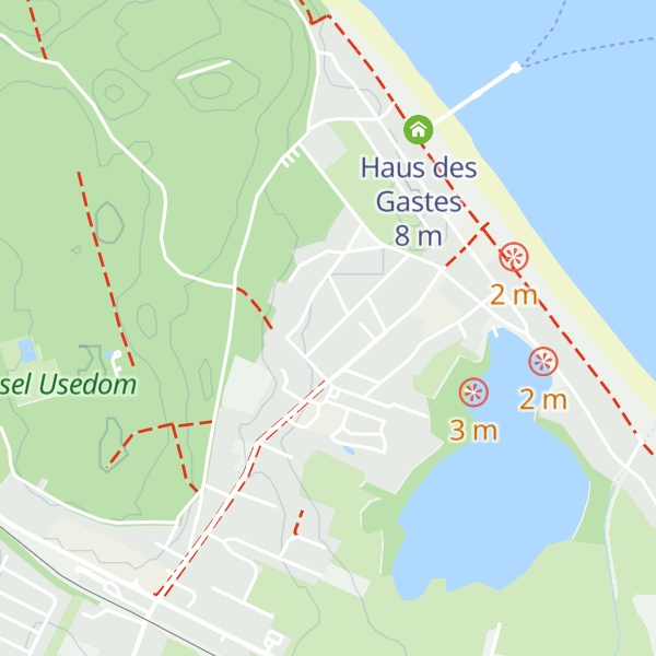Map of Ferienhaus "Hütte"