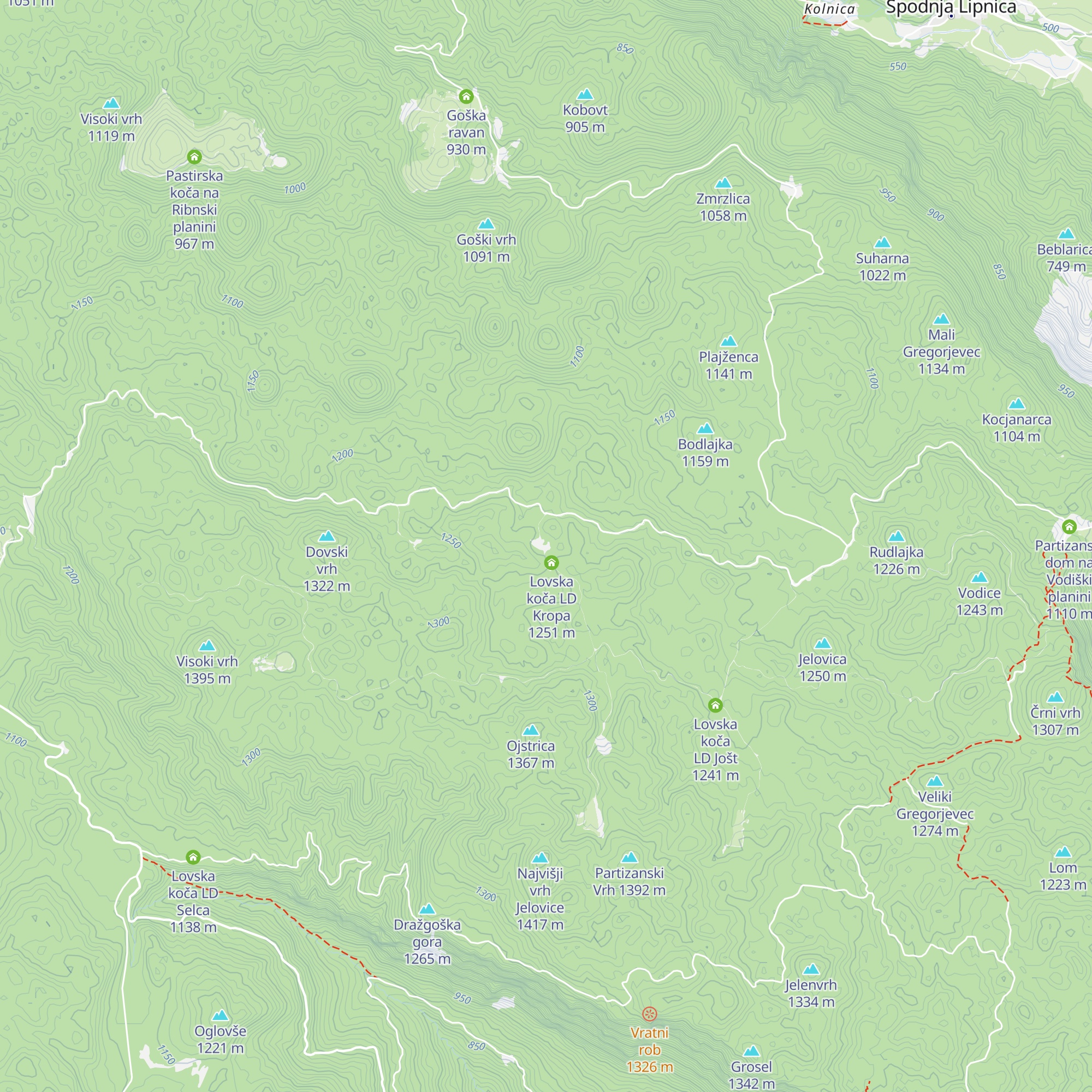 GG Bled map