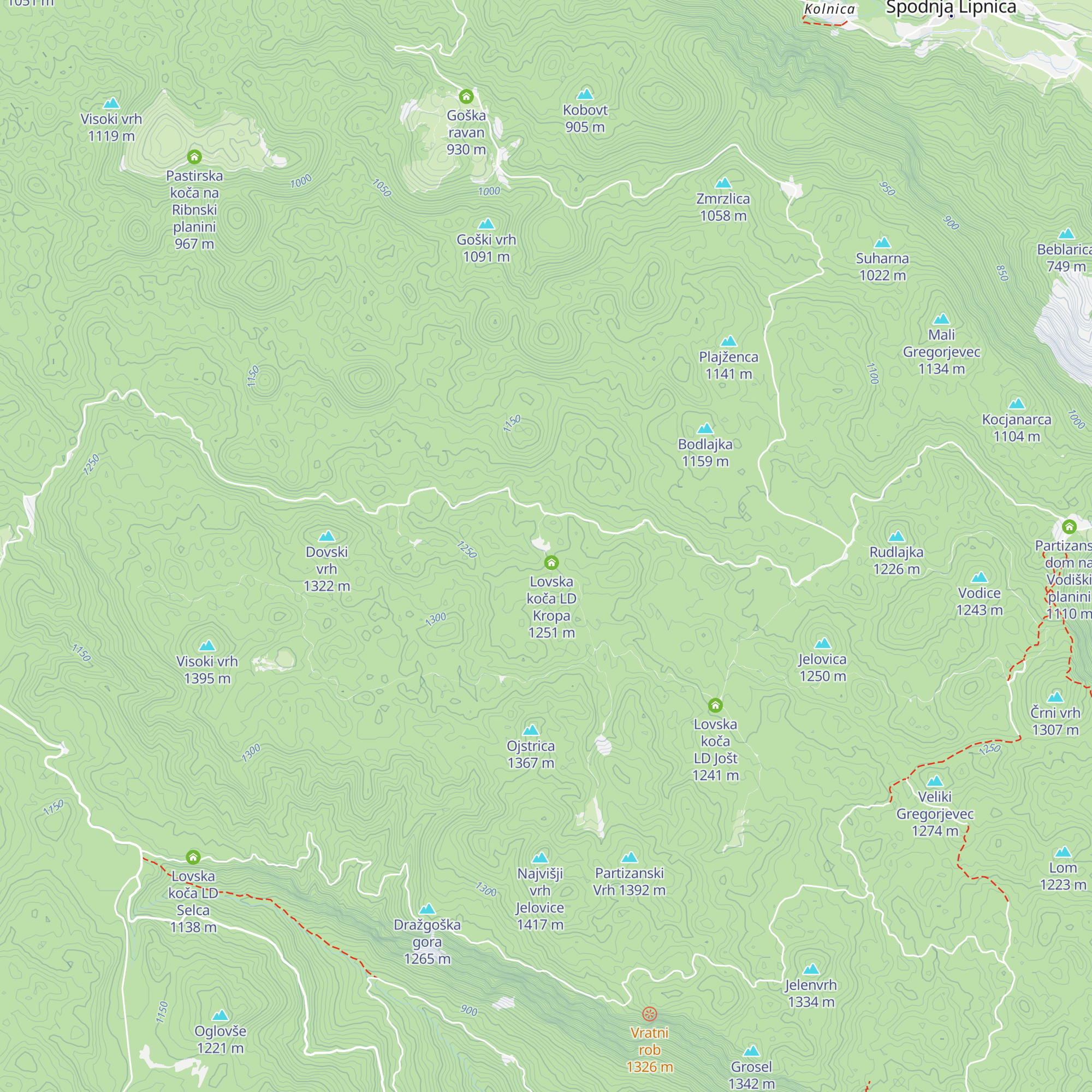 GG Bled map