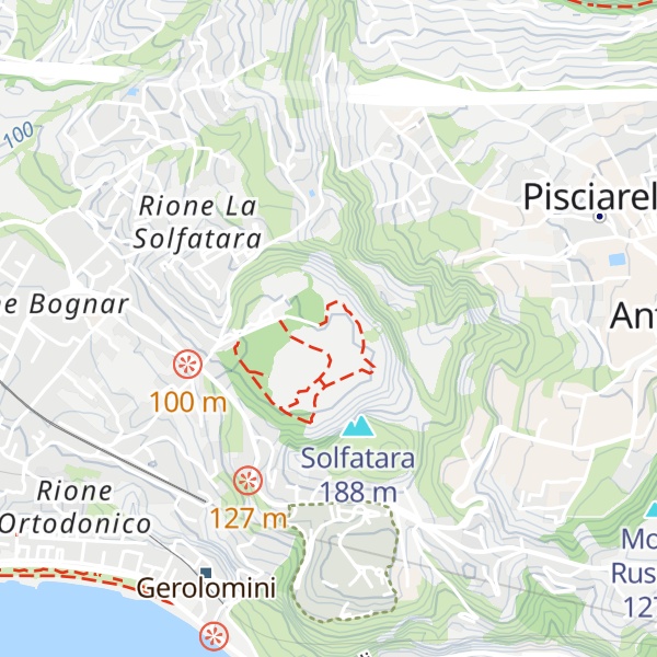 Map of Campi Flegrei