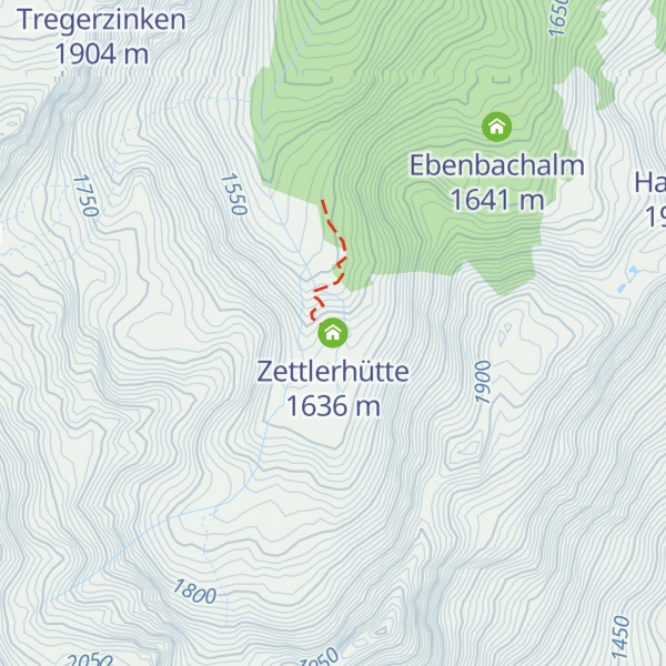 Map of Zettlerhütte
