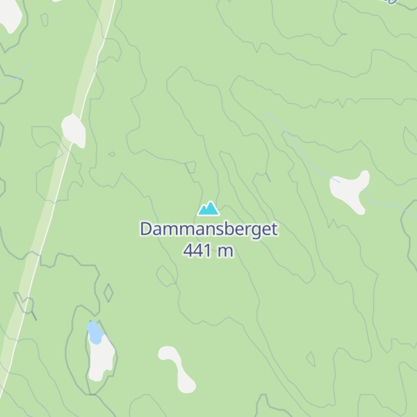Map of Dammansberget