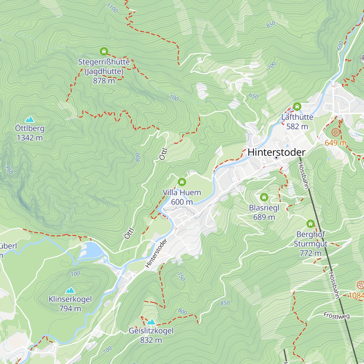 Villa Huem map