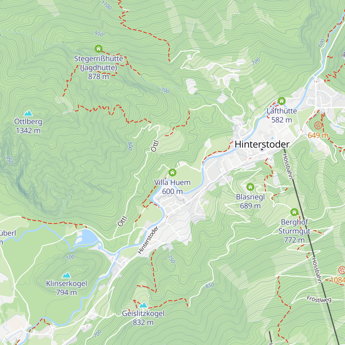 Villa Huem map