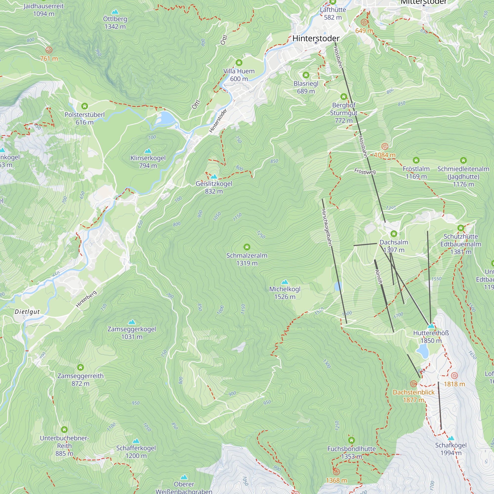 Schmalzeralm map