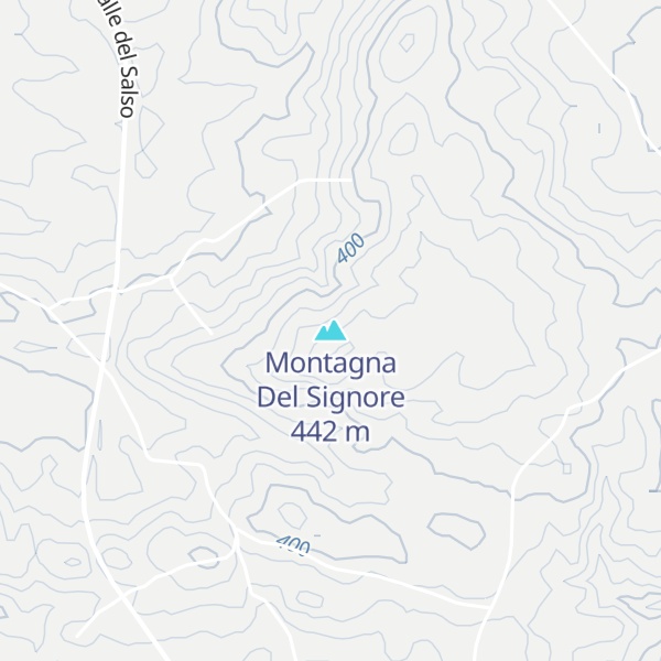 Map of Montagna Del Signore