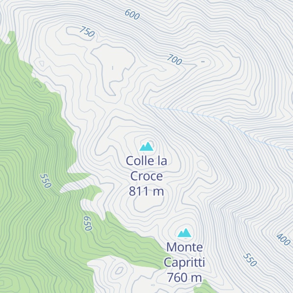 Map of Colle la Croce