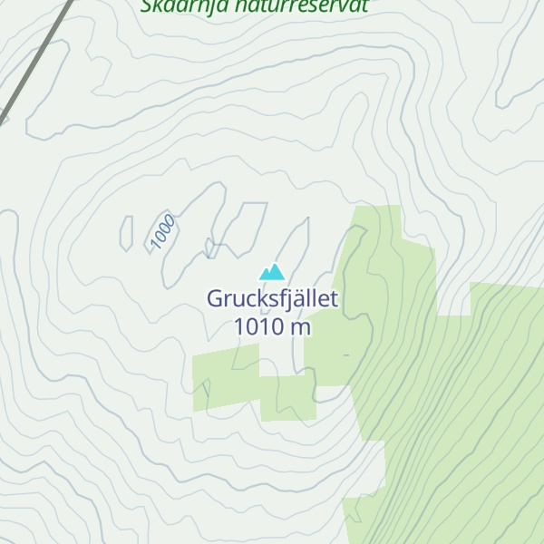 Map of Grucksfjället